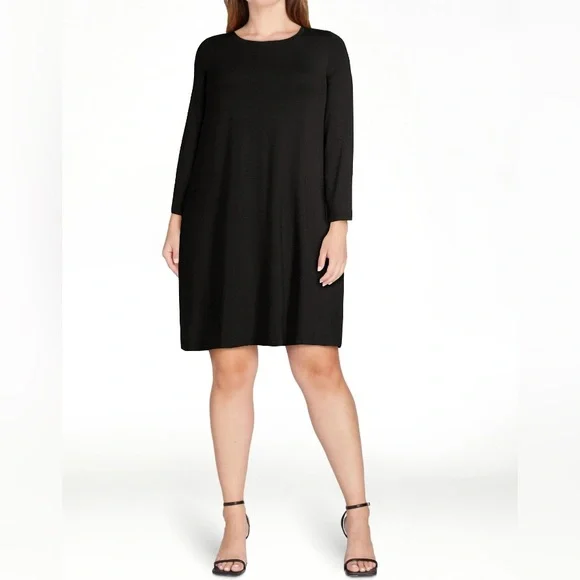 Time And Tru Quarter Sleeve Knit Dress Sz L (12-14) Time And Tru Quarter Sleeve Knit Dress Sz L (12-14)